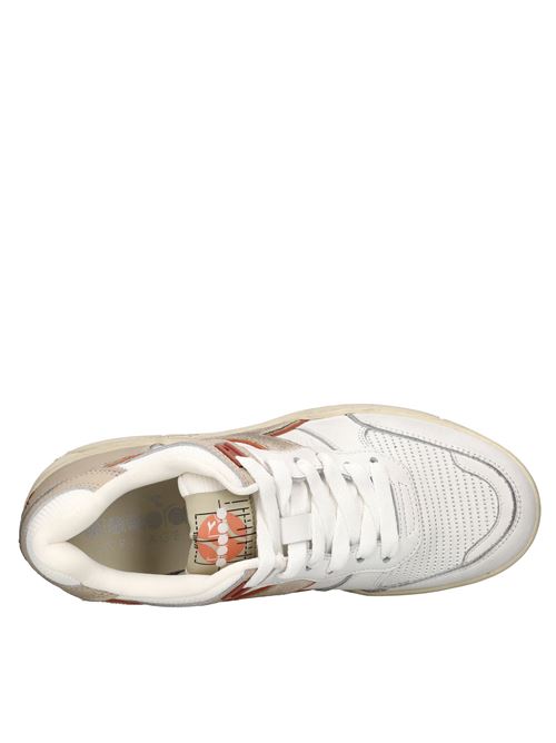 Sneakers in pelle DIADORA HERITAGE | B.560 USEDBIANCO-BEIGE-ARANCIO